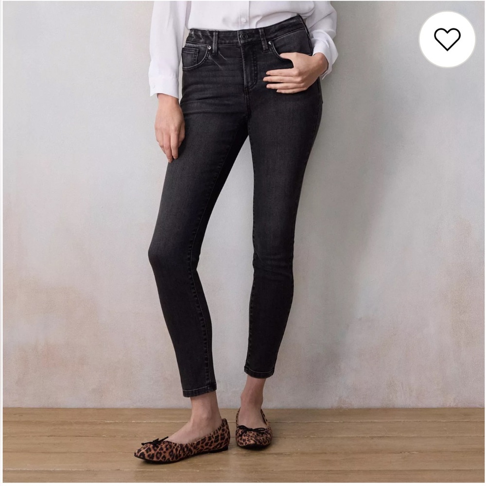 LC Lauren Conrad Midrise Skinny Jeans